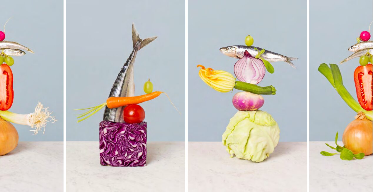Sculptures créatives réalisées avec des légumes